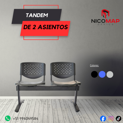 DE ESPERA DE 2 ASIENTOS